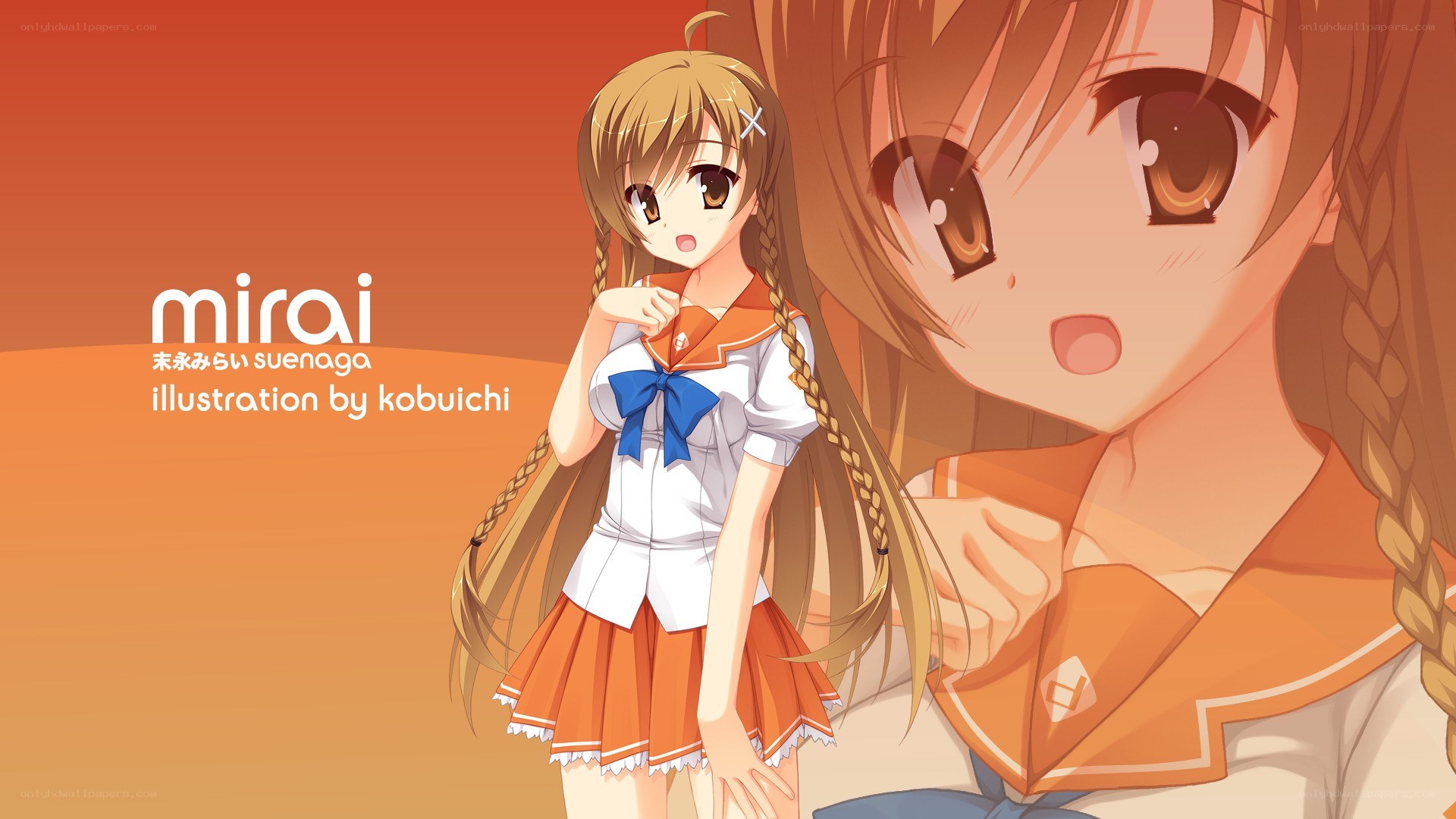 Mirai character illustration