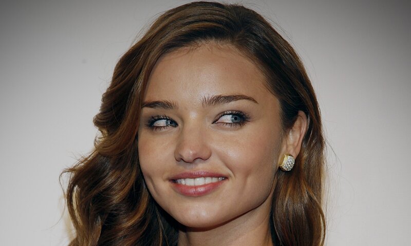 Miranda Kerr smiling at event