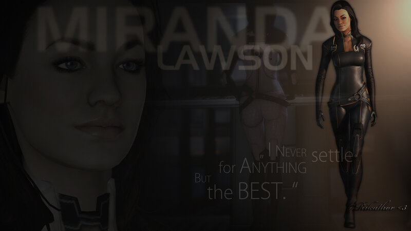 Miranda Lawson Character — Black, Dramatic