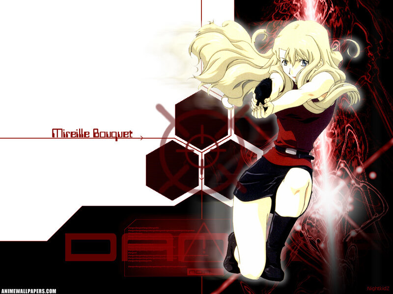 Mireille Bouquet action pose