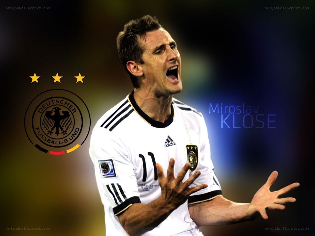 Miroslav Klose celebrating