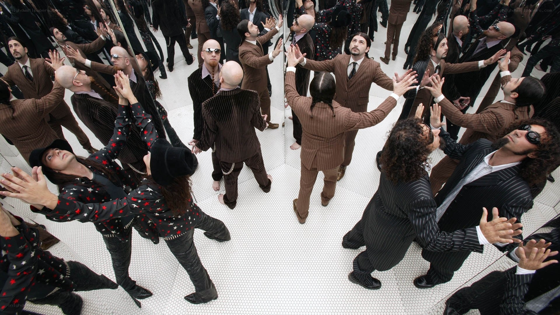 Mirror maze performance art