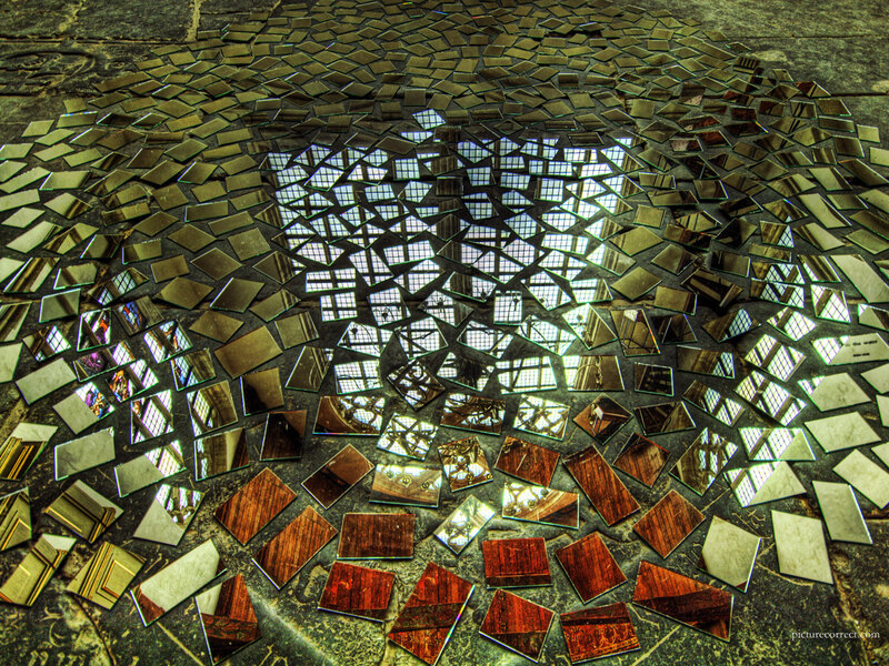 Mirror Mosaic Floor