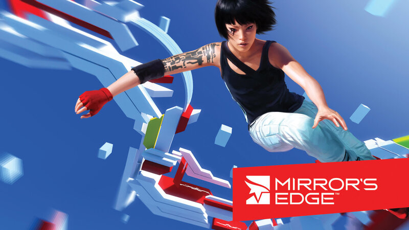 Mirror's Edge character in action