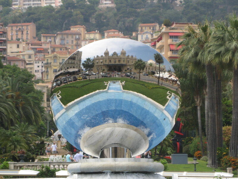Mirror-sphere Sculpture