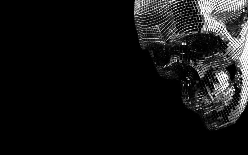 Mirror-sphere Skull