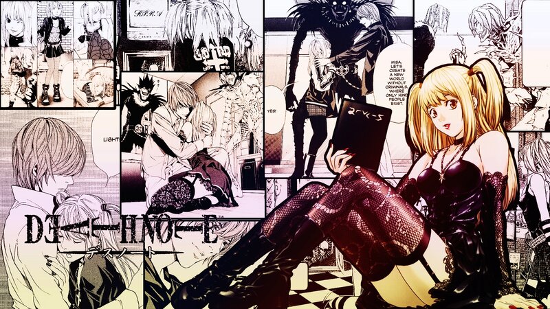 Misa Amane in Black Outfit