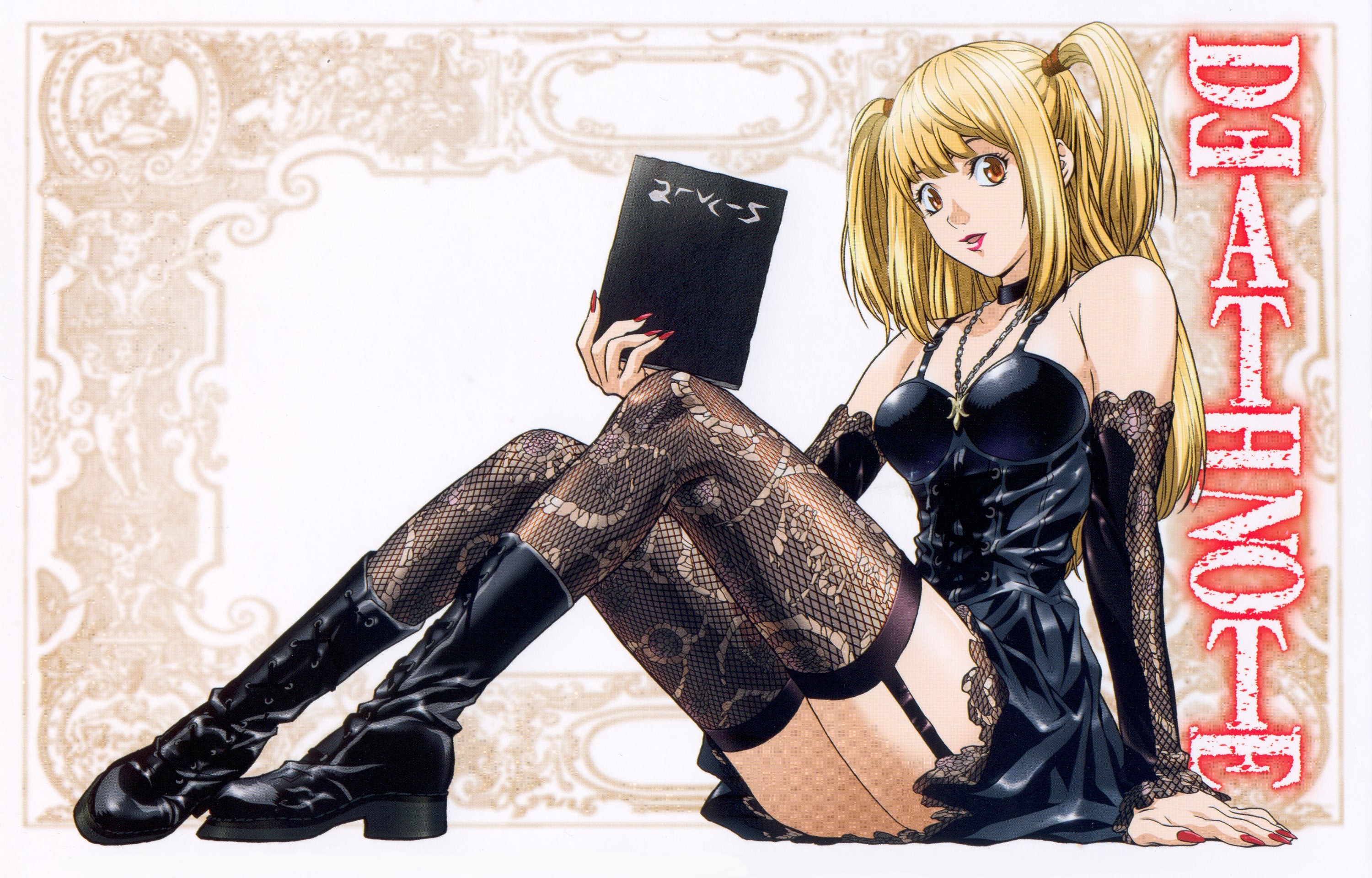 Misa Amane with Death Note