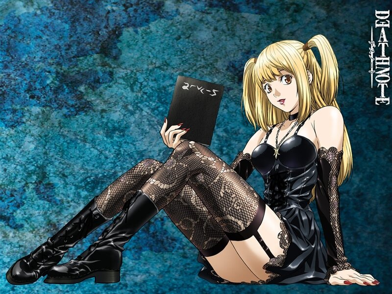 Misa Amane with Death Note