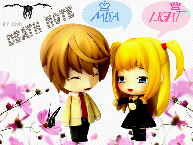 Misa and Light from Death Note