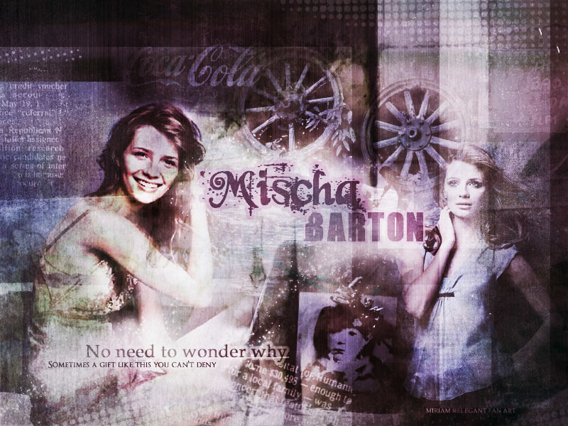 Mischa Barton fan art collage