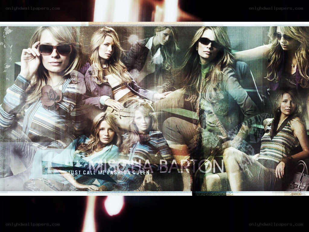Mischa Barton fashion collage