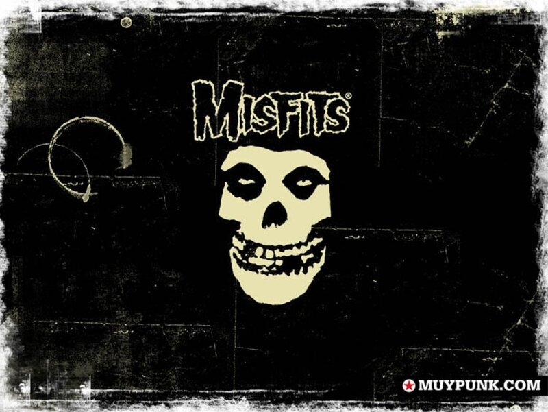 Misfits band logo with skull