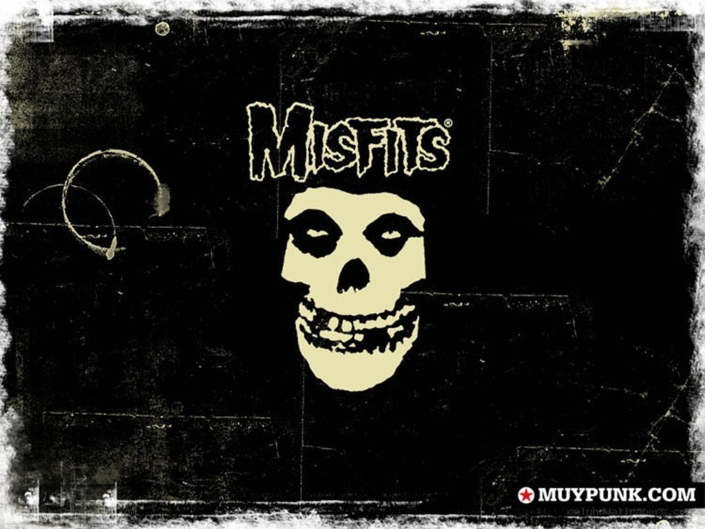 Misfits band logo with skull