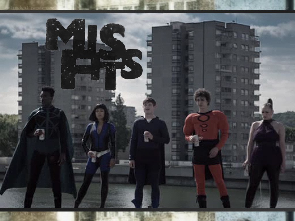 Misfits cast on rooftop
