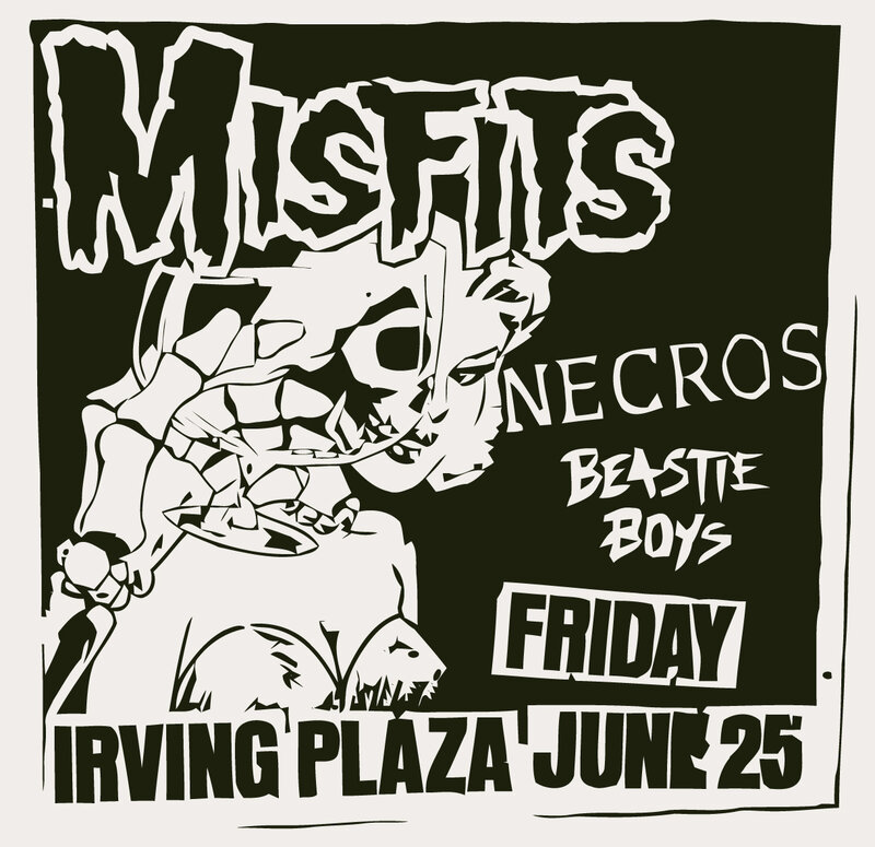 Misfits concert poster