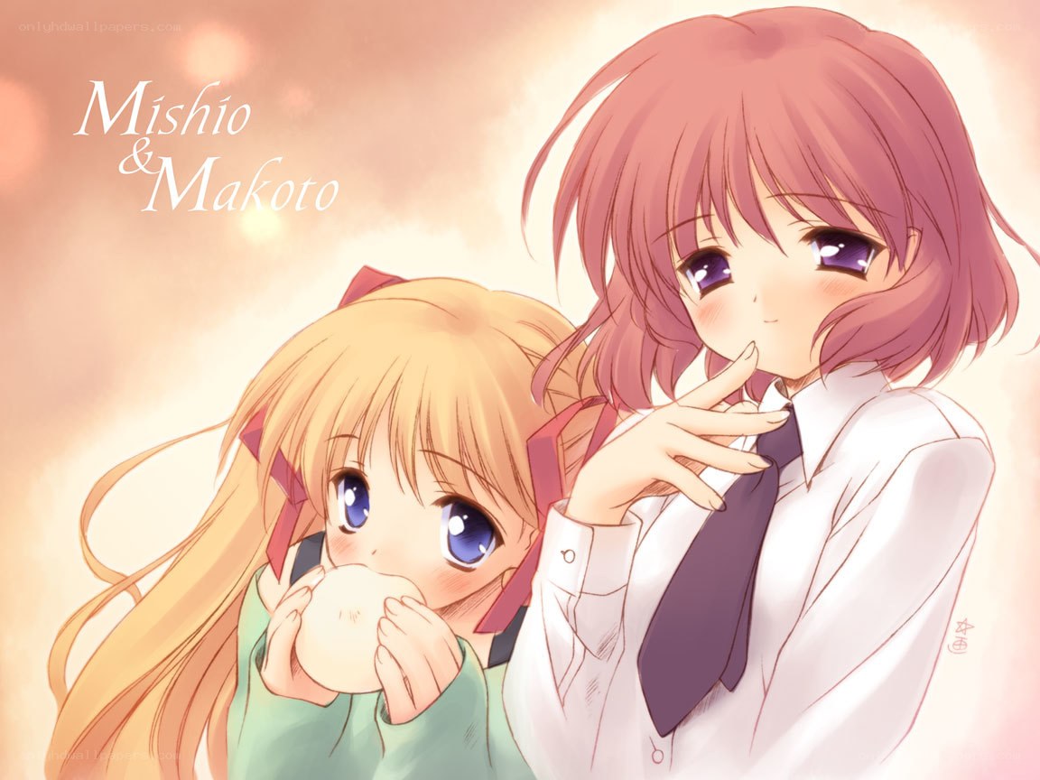 Mishio and Makoto artwork