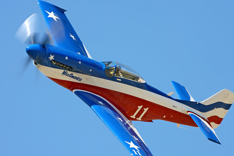 Miss America Aerobatic Plane — Blue