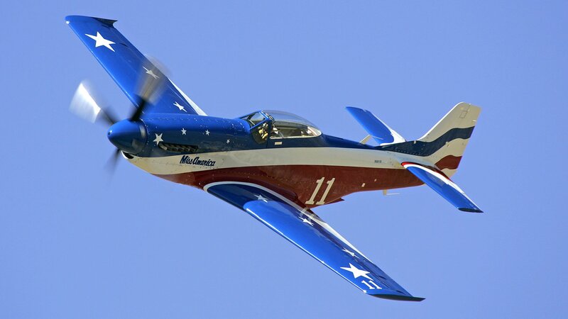 Miss America aerobatic plane