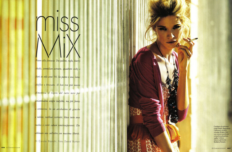 Miss Mix fashion spread