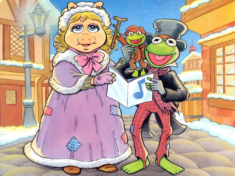Miss Piggy and Kermit Singing