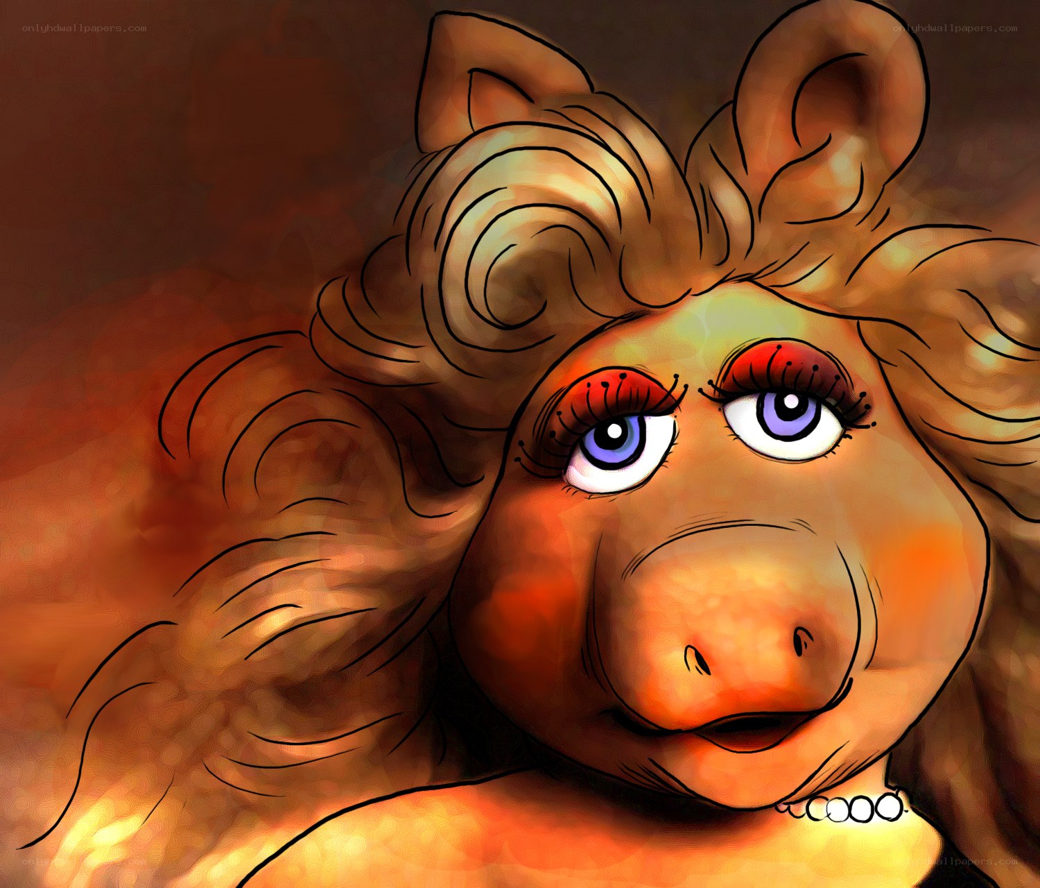Miss Piggy portrait