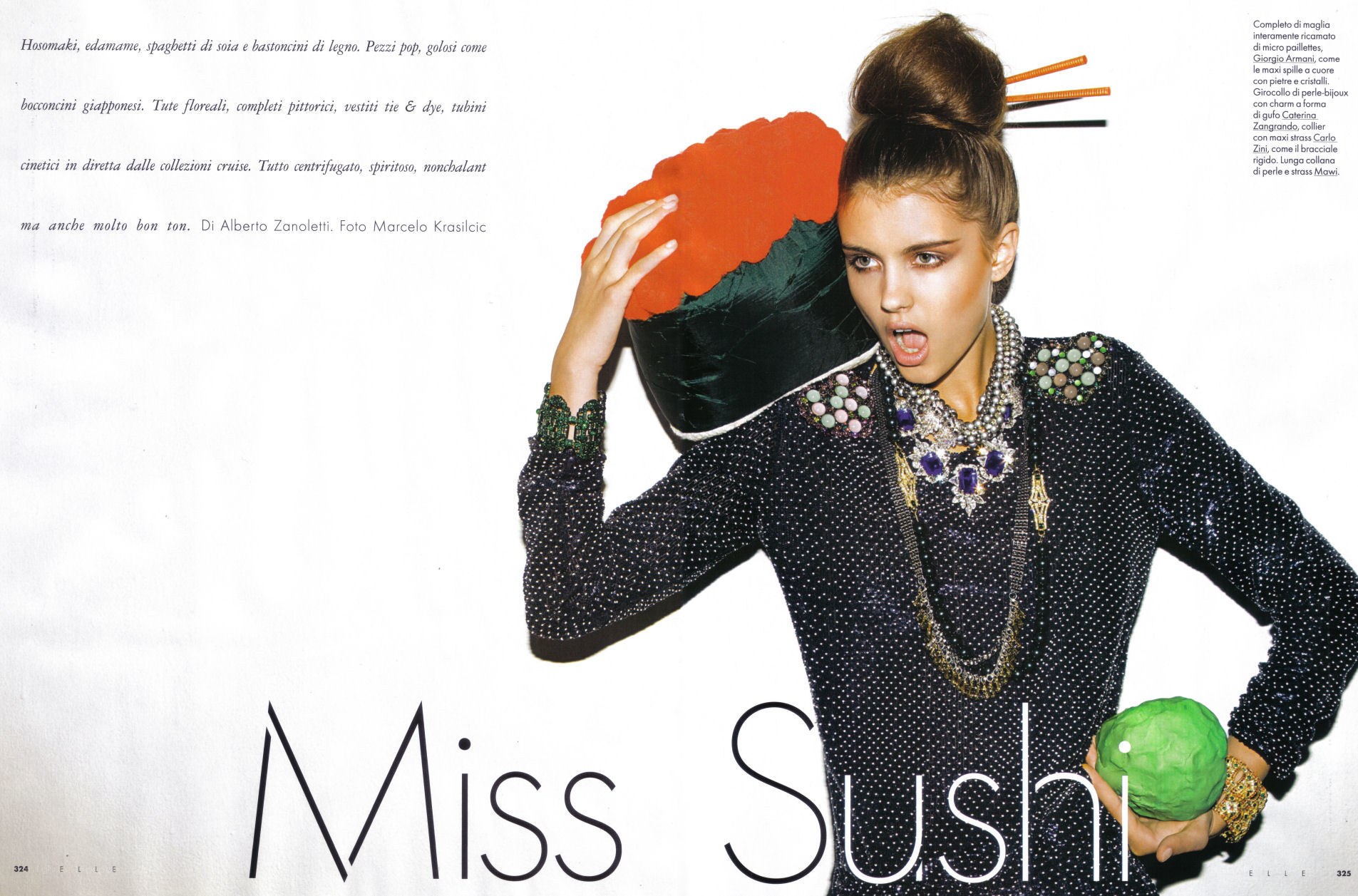 Miss Sushi fashion spread