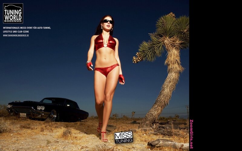 Miss Tuning in desert