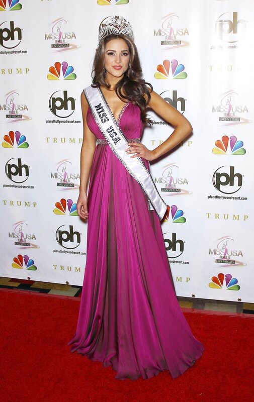 Miss USA 2012 on red carpet