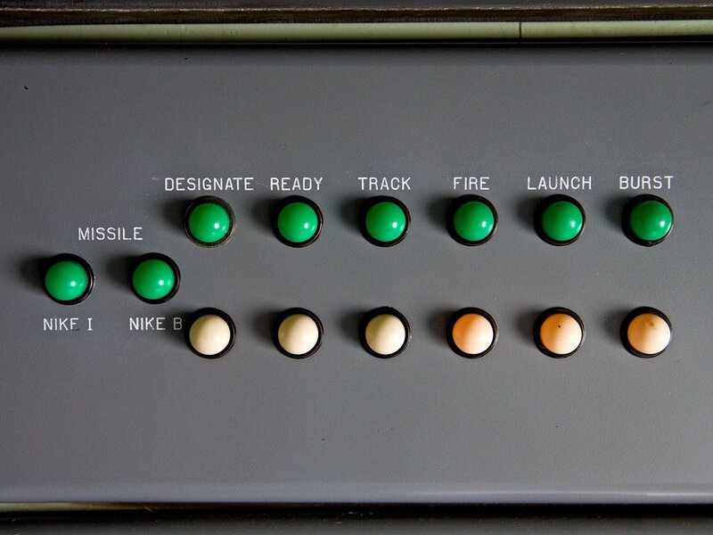 Missile control panel buttons