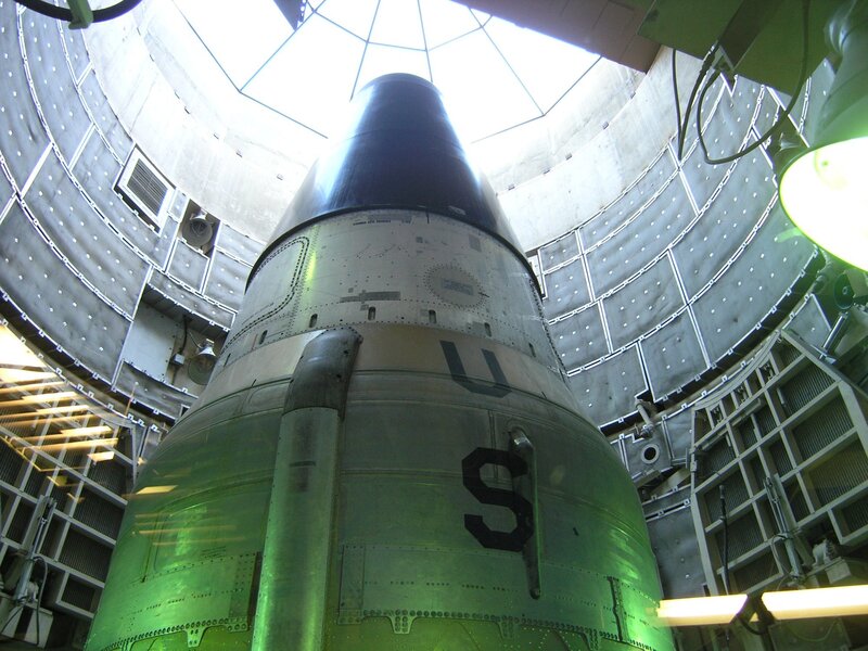 Missile in launch silo