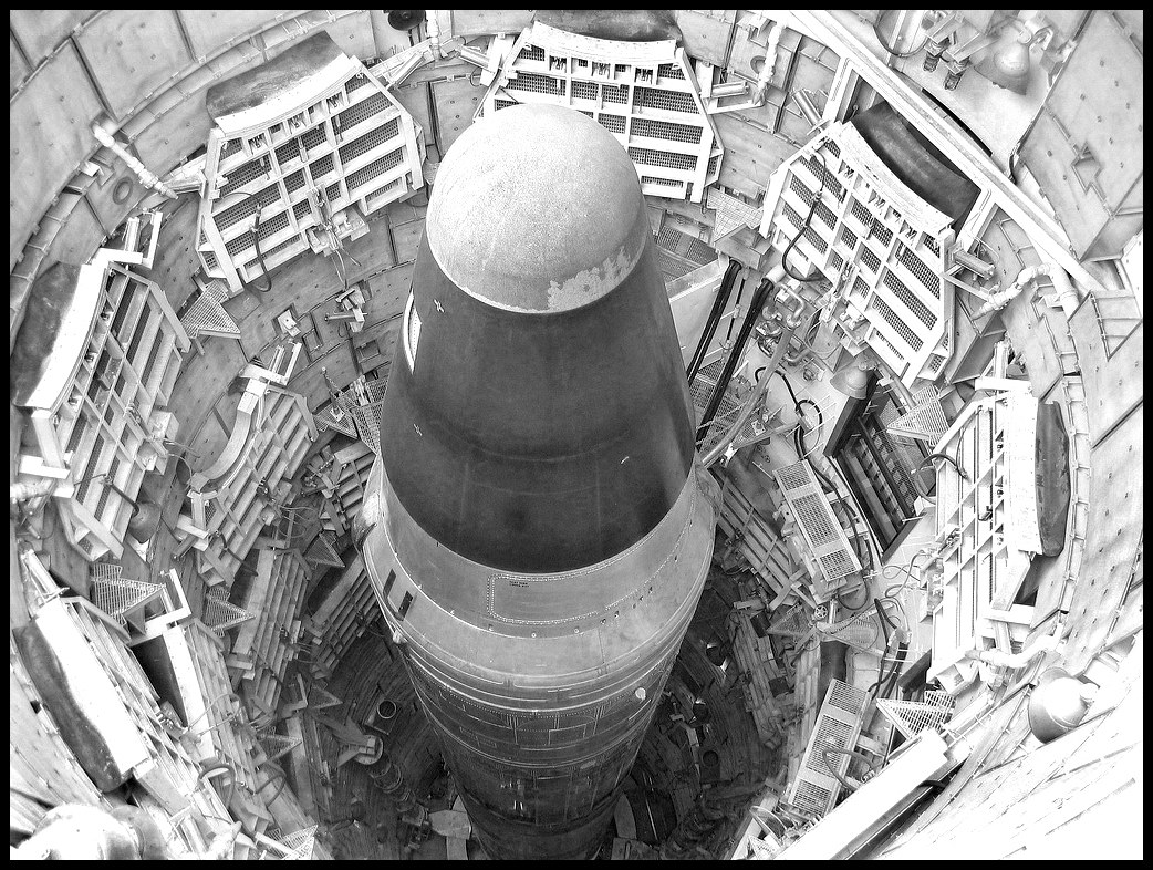 Missile in silo interior