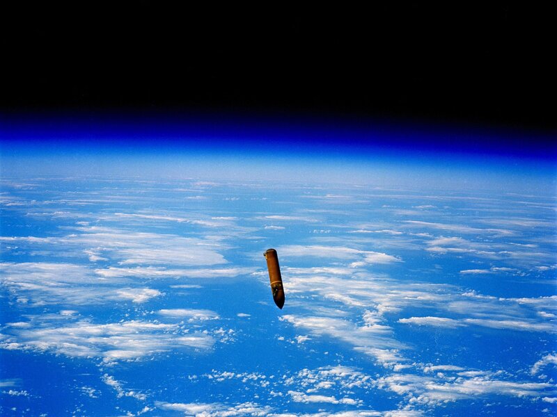 Missile in Space