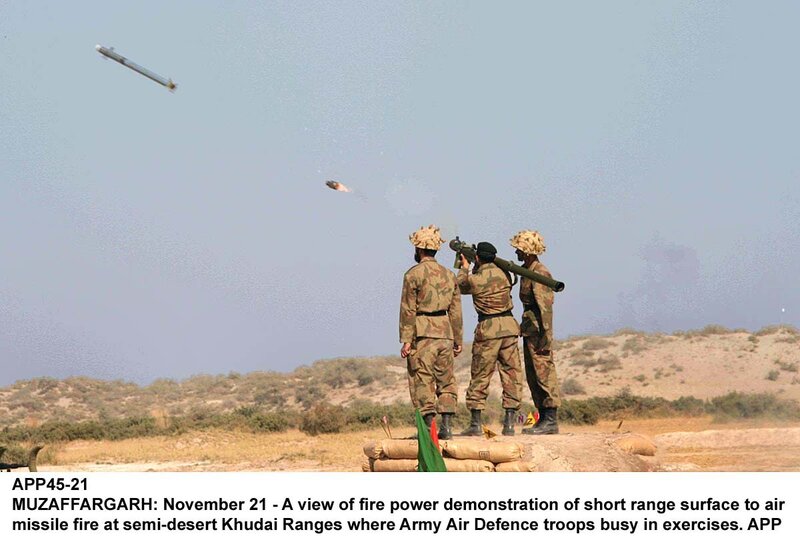 Missile launch demonstration