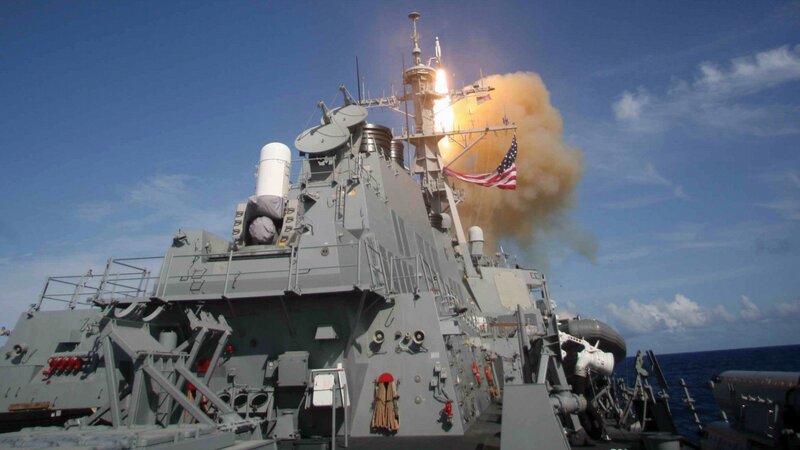 Missile Launch from Ship — Gray