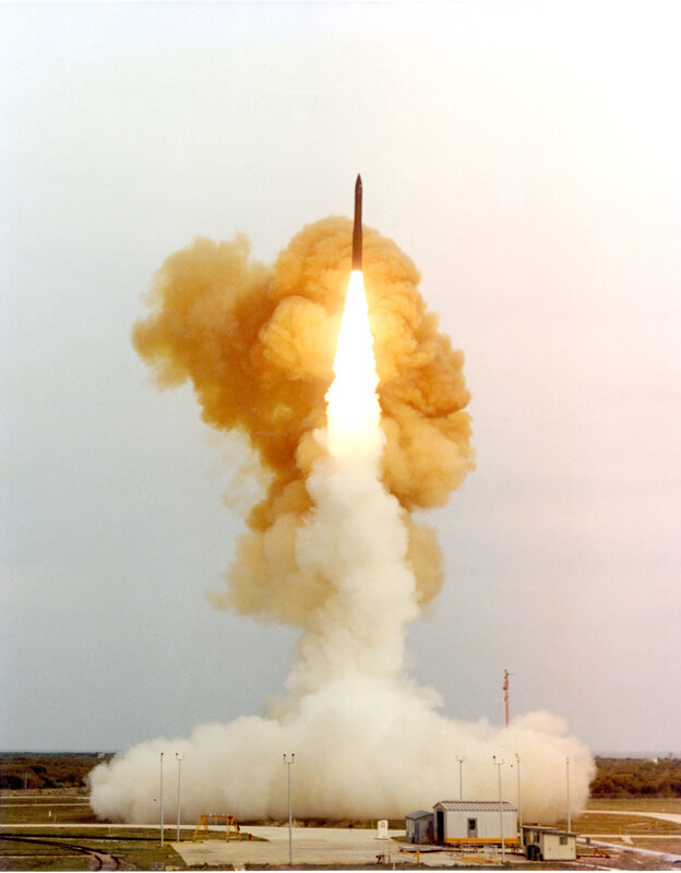 Missile Launch — White