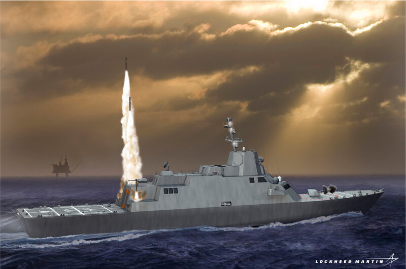 Missile Launching from Warship — Gray