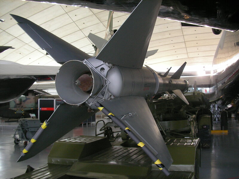 missile on display in museum