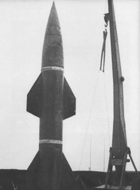 Missile on launch pad