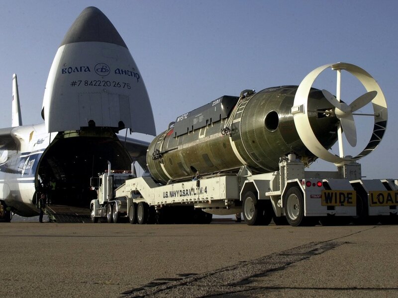 Missile on Transport Trailer