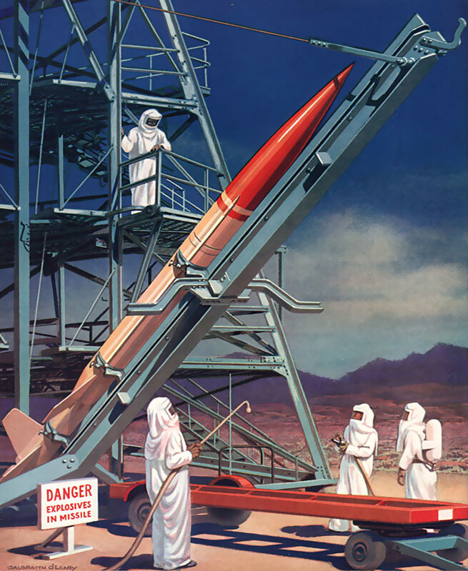 Missile preparation scene