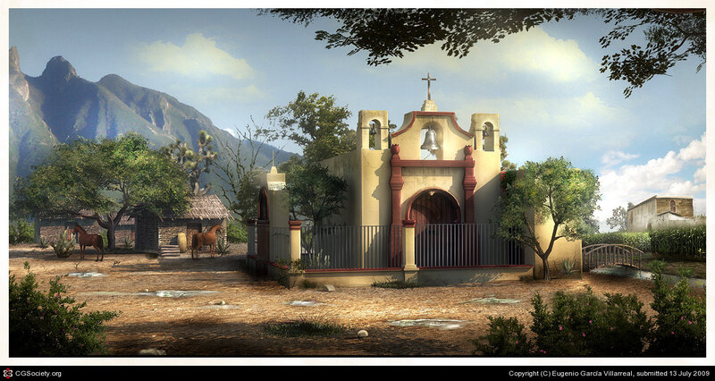 Mission Chapel in Village