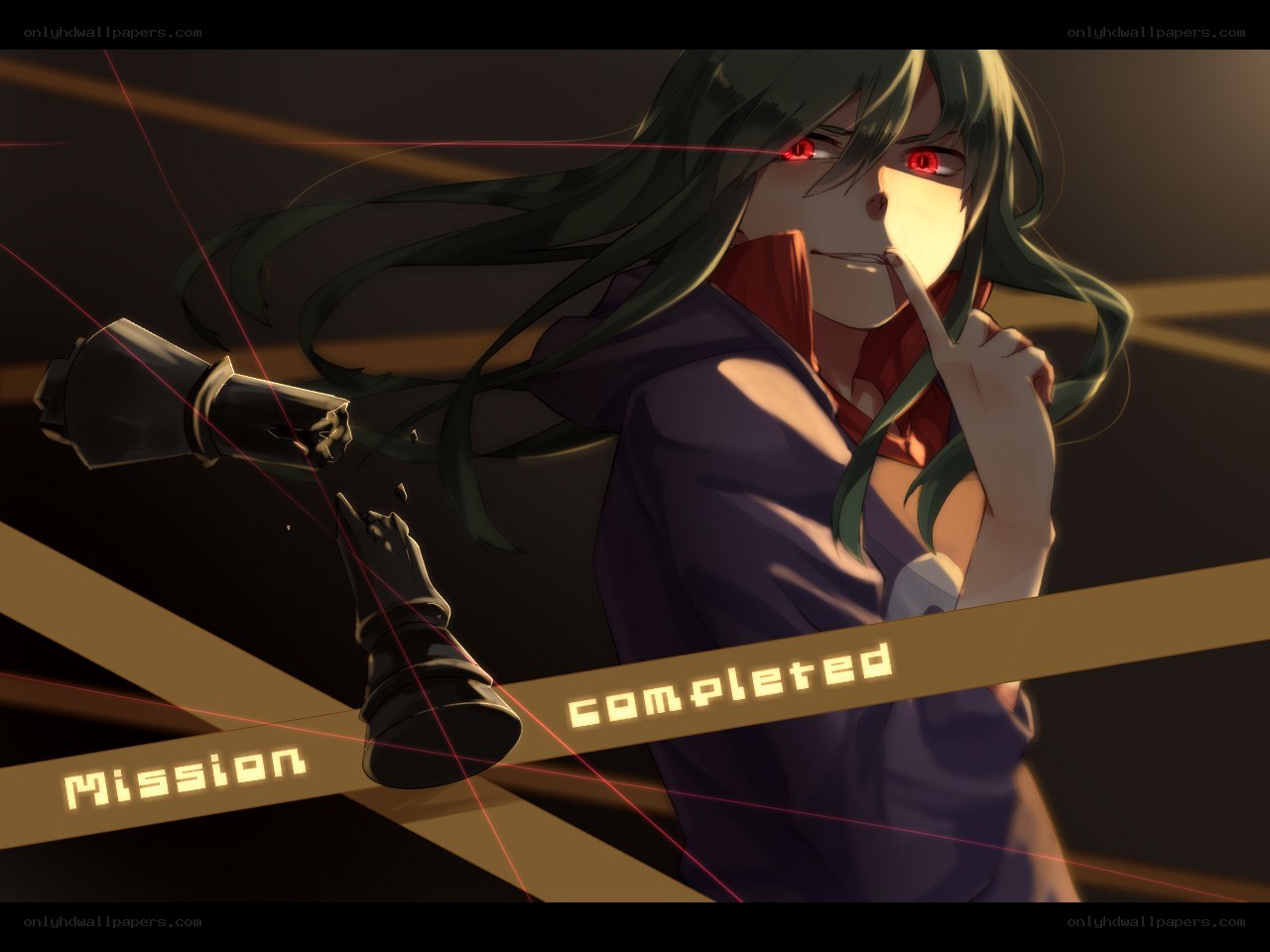 Mission completed anime scene