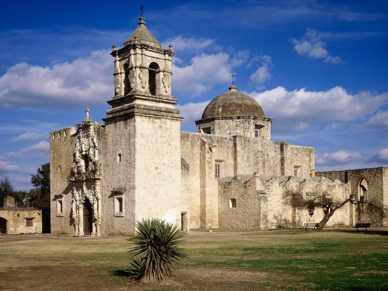 Mission San Antonio De Padua — Blue