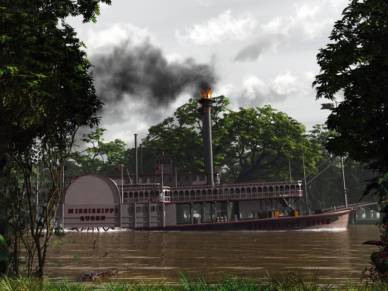 Mississippi Queen paddle steamer
