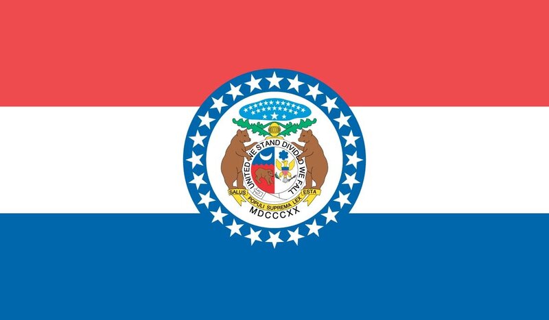 Missouri State Flag — Red