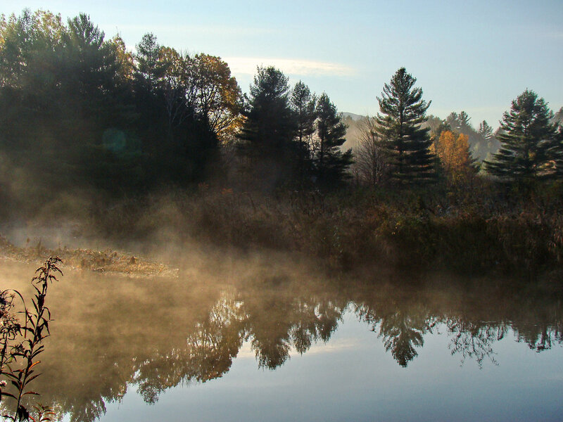 Mist over a Lake
