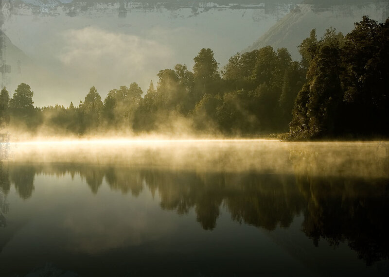Mist over Lake at Dawn