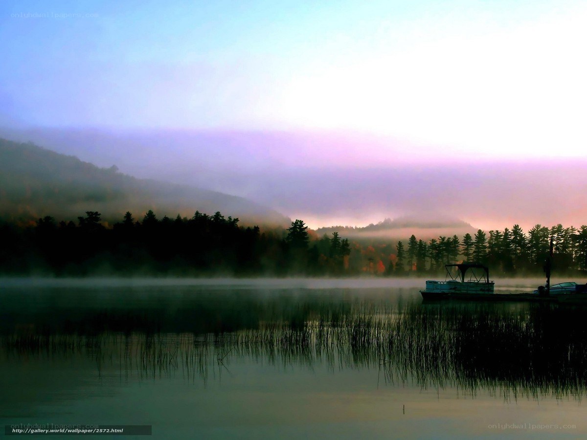 Misty Lake at Dawn