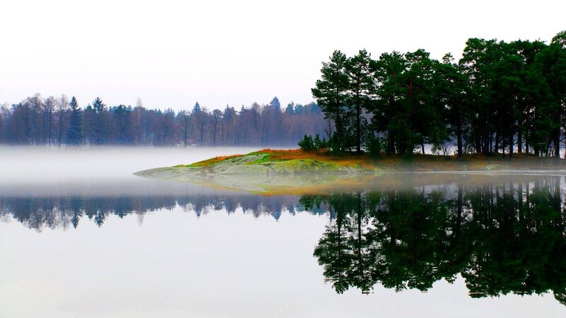 Misty Lake Island — Green